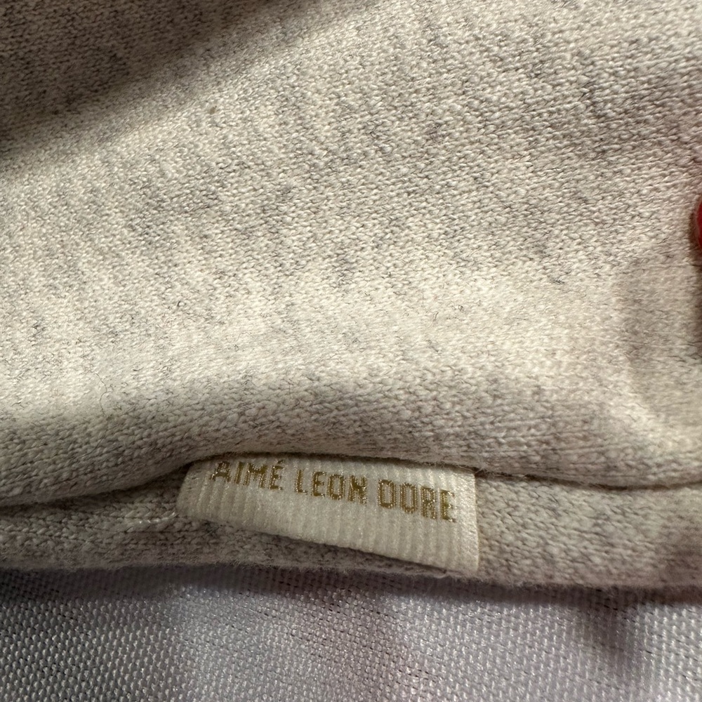 Aime Leon Dore Plaid Appliqué ALD hoodie sweatshirt size M NWT - Picture 5 of 7